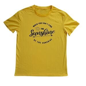 Be the Sunshine Yellow T-Shirt Large